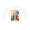 thumbnail image 2 of New York Nightlife Urban Wanderlust Unisex Heavy Blend Crewneck Sweatshirt, 2 of 9