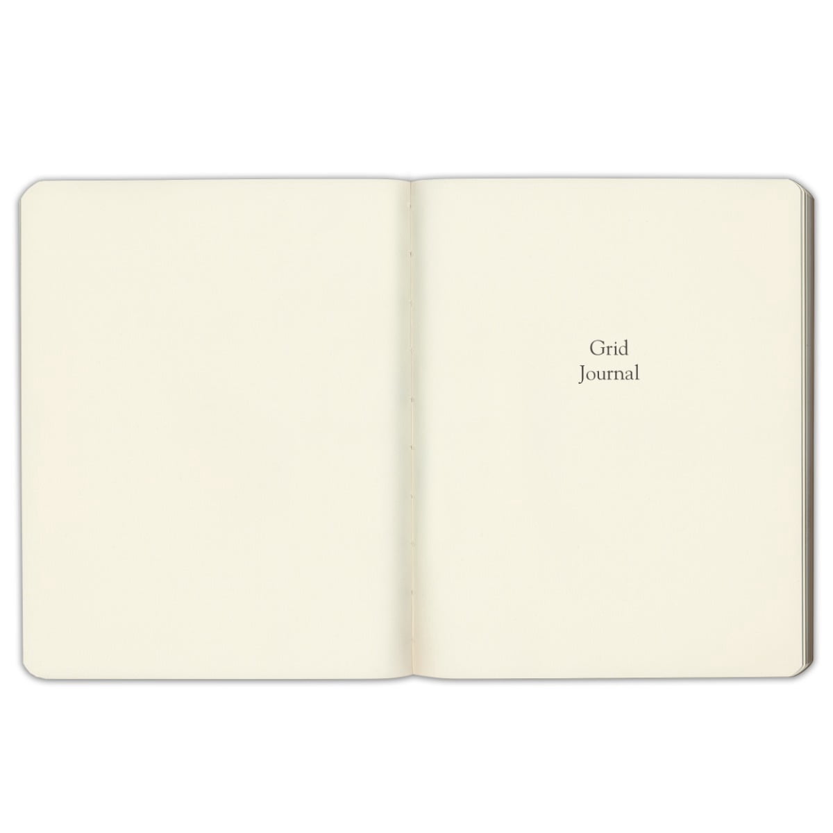 Gallery Leather Large Grid Journal - Acadia Black - 9.75"x7.5"