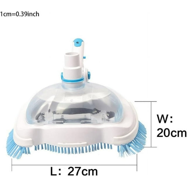 JJKBVCLO Swimming Pool Vacuum Brush Vacuum Head Swimming Pool Vacuum Cleaner Swimming Pool Vacuum Accessories Manual Vacuum Cleaner Handheld Vacuum Cleaner White Cleaning Filter