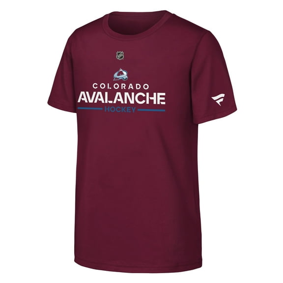 Youth Fanatics Burgundy Colorado Avalanche Authentic Pro Wordmark T-Shirt