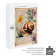 thumbnail image 6 of 1000 Piece Jigsaw Puzzle – Vintage Snail with Garden and Flower Design | Relaxing Puzzle for Nature Enthusiasts | Great for Gifting, 6 of 7