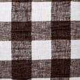 thumbnail image 6 of My Texas House 18" x 18" Brown Textured Plaid Decorative Pillow Cover, 6 of 6