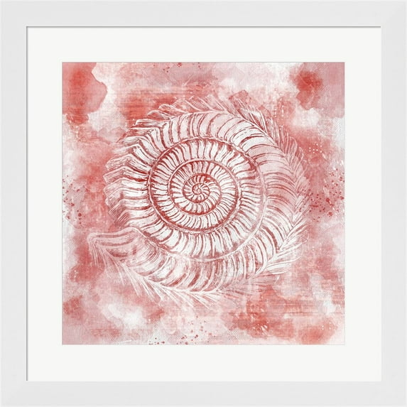 Great Art Now Coral Sea 1 by Mary Jane Creative, Framed Wall Art, 19.75W x 19.75H