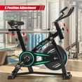thumbnail image 6 of Segmart Cycling Bikes for Workouts, Indoor Stationary Cycling Bike, Smooth Belt Drive Exercise Bike with LCD Monitor, Bottle Holder, Adjustable Seat Bicycle for Home Cardio Gym Workout, L5398, 6 of 10