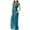 Acid Blue, variant on Women's Short Sleeve Casual Maxi Dresses Empire Party Evening Dress with Pockets,2XL Black