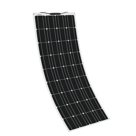 

XINPUGUANG 100w 18v Solar Panel Flexible Monocrystalline Module for Yacht RV Caravan Shed Outdoor 12v Battery Power