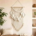 thumbnail image 7 of LEHOZIHEQ Wall Hanging Tapestry, Boho Sage Green Leaf Wall Decor, Large Wall Tapestry, Handmade Soft Woven, Earthy Bedroom Dorm Living Room Apartment Home Decor, 7 of 7