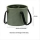 thumbnail image 3 of Camping Folding Bucket Multifunctional Fishing Bucket Military Green, 3 of 5