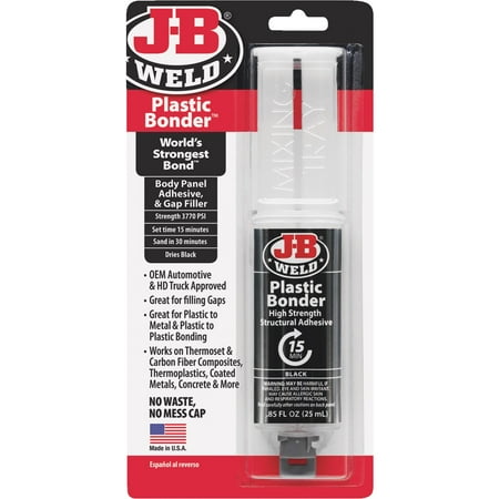 J-B Weld 50139 Plastic Bonder Paste Adhesive, .85