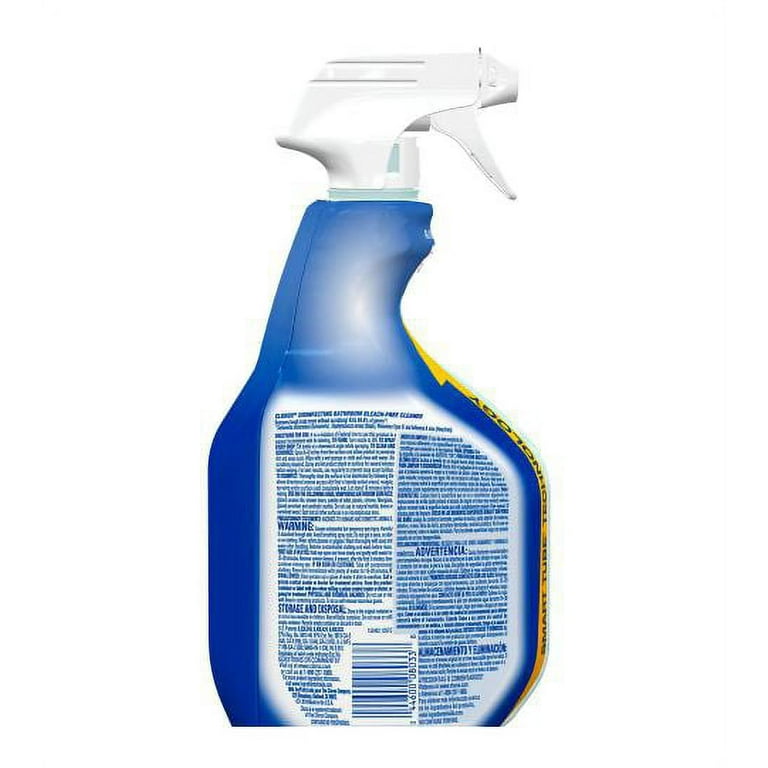 Clorox Disinfecting Bleach Free Bathroom Cleaner Trigger Spray 30 oz (Pack  of 2)