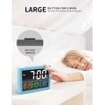 thumbnail image 3 of Cargador USB con alarma digital Clock JALL con pantalla LED de 5.5 pulgadas, 3 of 7