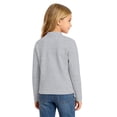 thumbnail image 4 of Cotton Long Sleeve Pullover Shirts for Girls Mock Neck Teen Pullover Tops Turtleneck Warm and Soft Comfortable Loose Fit Casual Tops Basic Tees Fall Winter Clothes 5-14 Years, 4 of 8