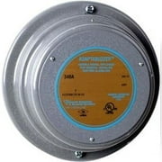 Edwards Signaling 340-4G5 4" Vibrating Bell, Continuous Ringing, 98/88 db, Diecast Housing, 24V DC, Gray