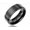 8mm black, variant on Titanium Steel Couple Rings, I Love You Engraving, 6mm/8mm Width, 6g Weight, Matching Promise Rings for Couples
