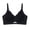 Black(Bra), variant on Bra for Women Wirefree Seamless Geometric Textured Cups Delicated Lace Trim Smoothing Comfort Bralette, Adjustable Strap Daily Wear