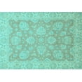 thumbnail image 1 of Ahgly Company Indoor Rectangle Abstract Light Blue Modern Area Rugs, 2' x 3', 1 of 4