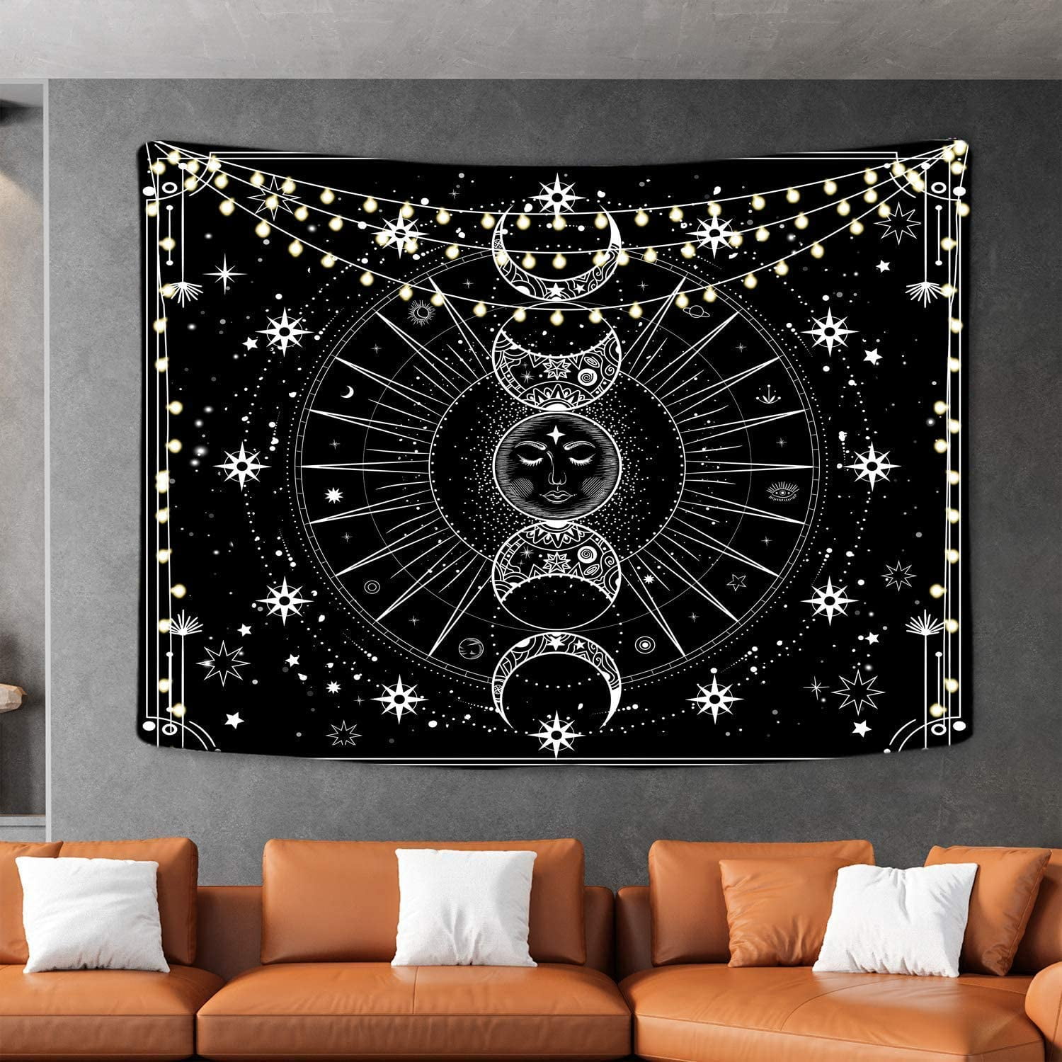 Sun and Moon Tapestry Burning Sun Tapestries Star Space psychedelic tapestry Wall Tapestry for Bedroom Aesthetic Home Wall Room Decor Sun and Moon Tapestry Burning Sun Tapestries Star Space psychedelic tapestry Wall Tapestry for Bedroom Aesthetic Home Wall Room Decor