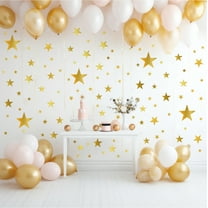 280Pcs Wall Stickers Gold Star Decals Vinyl Peel and Stick for Living Room Bedroom Boys Girls Playroom Study Room Decor