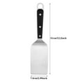 Turner Spatula with Black Handle for Griddle Grill, 12.2Inch Stainless