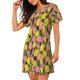thumbnail image 2 of Fotbe Tulips Flowers Bata de Dormir para Mujer con Estampado, Camisón de Algodón de Manga Corta, Ropa de Dormir Casual, 2 of 6