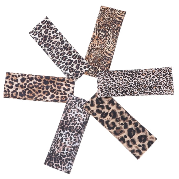 6Pcs Sport Sweatbands Headbands for Women Running Cycling Tennis Fitness Workout Sweat Headbands Elastic Headbands