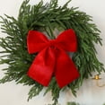 thumbnail image 4 of DefiDgd Christmas Large Velvet Bows Home Decoration,Christmas Bow Holiday Bow for Front Door Wreath Decorations Tree Topper Bow Christmas Decorations(Red), 4 of 6
