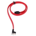 thumbnail image 1 of Cable de 90 degree Cable de datos serial ATA con pestillo de bloqueo 26AWG 18 '' / 46cm Hugo Cable de disco duro SATA, 1 of 7