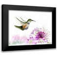 thumbnail image 1 of Shefranov, Olga 14x12 Black Modern Framed Museum Art Print Titled - Hummingbird, 1 of 5