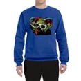 thumbnail image 2 of Neon Technicolor Trippy Party Rainbow Koala | Mens Animal Lover Crewneck Graphic Sweatshirt, Royal, 2XL, 2 of 4