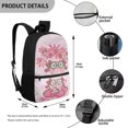 thumbnail image 4 of Jeiento Strawberry School Bag Set of 5 for Girls Sweet Lightweight Kids Backpack with Lunch Bag, Pencil Case and Bookmarks 17 Inch School Backpack for 9-12 Years Old, 4 of 8