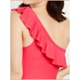thumbnail image 2 of Motherhood Maternity Ruffle Front One Shoulder Maternity Swimsuit UPF 50+, 2 of 5