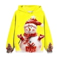thumbnail image 3 of Iyufng Hoodies for Teen Girls,Long Sleeve Graphic Hooded Sweatshirt,Christmas Girls Hoodies Round Neck Children's Shirt Pattern T-shirt Printed,Teen Girls Pullover Pocket Sweatshirt Tops, 3 of 3