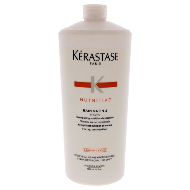 Kerastase Nutritive Satin Shampoo 2 for and Sensitized Hair (Size : 34 oz / Walmart.com