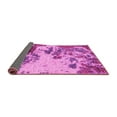 thumbnail image 2 of Ahgly Company Indoor Square Abstract Pink Modern Area Rugs, 7' Square, 2 of 4