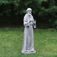 thumbnail image 2 of Northlight 28" St. Francis with Bird Outdoor Garden Statue, 2 of 5