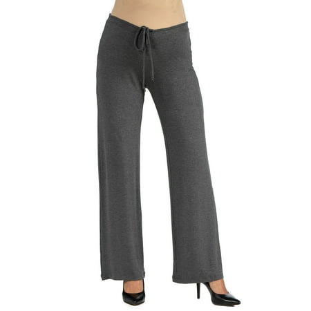 

24seven Comfort Apparel Womens Comfortable Drawstring Maternity Lounge Pants M011511 Made in USA