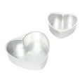 thumbnail image 4 of Zhaomeidaxi 6/8/10 Inch Aluminium Heart Shaped Cake Pan Tin Muffin Chocolate Mold Baking with Removable Bottom, 4 of 7