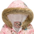 thumbnail image 2 of CNKOO Veste Matelassée pour Enfants Garçons et Filles Mode Imprimé Dessin Animé Grand Garçon Col Long Veste Matelassée à Capuche, 2 of 5