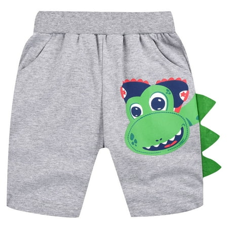 

Toddler Boys Shorts Summer Mid Pants Boy Shorts Dinosaur Astronaut Fashion Boys Slacks Child Clothing Streetwear Dailywear Outwear