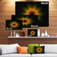 thumbnail image 4 of Design Art - Psychedelic Yellow Fractal Flower, 4 of 4