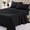 Black, variant on WISHEAD 4 Piece Queen Sheet Set, Deep Pocket Soft Bed Sheets, Breathable Cooling Bedding, Easy Care, Dark Grey