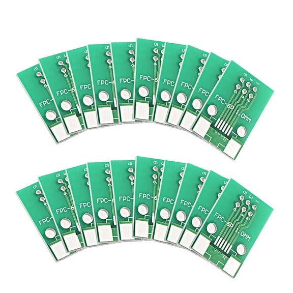 FPC 6PIN 0.5 / FPC 6PIN 1 to DIP Adapter PCB Board SMD Converter 20pcs