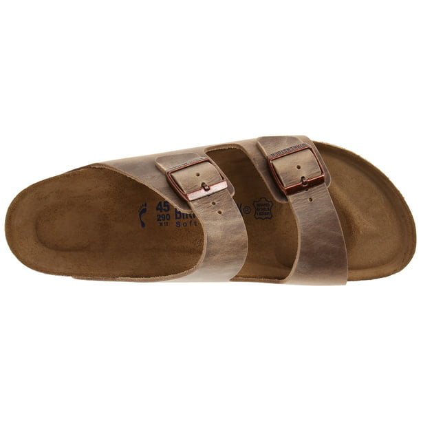 Birkenstock 552811: Unisex Arizona Soft Footbed Tobacco Oiled Sandal (38 M EU) - Walmart.com