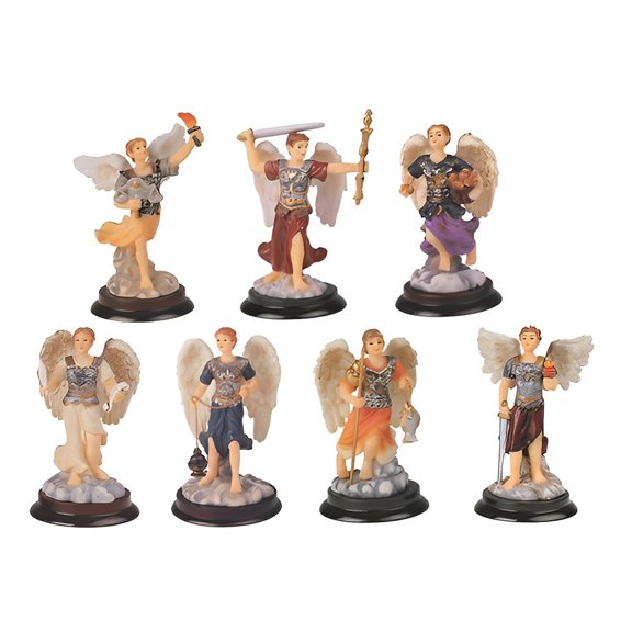 FC Design 7-PC Miniature Archangels 3"H Myth Figurine Statue Sculpture Ornament Decoration Home/Room Decor and Unique Gift Ideas for Housewarming, Holidays and Birthdays