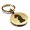 Gold, variant on Stainless Steel Knight Chess Piece Round Medallion Keychain Circle Ring
