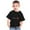 Black, variant on naisibaby Toddler Boys Girls Solid Color Round Neck T-Shirt, Kids Love Printed Short Sleeve Cotton Casual Daily Top Black 7-8 T