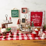 Holiday Time Hot Chocolate Tabletop Sign Decoration, 5-inch