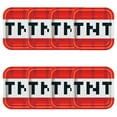 thumbnail image 4 of (6 pack) Minecraft Birthday Paper Dessert Plates, 7in, 8ct, 4 of 7