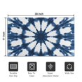 thumbnail image 5 of Blue Tie Dye Star Pattern Door Rugs,Washable Non Slip Door Mats Indoor,Decorative Door Mats,Entry Mat Indoor for Entrance,Bedroom,Kitchen,Bathroom,17"x30", 5 of 6