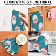 thumbnail image 7 of Kitchen Towel 28x18 Inches x1，Plate Towel, Decorative Towel, Napkin, Tea Towel Tea Towels For Kitchen Dish Cloths & Dish Towels Santa Claus Face, 7 of 7